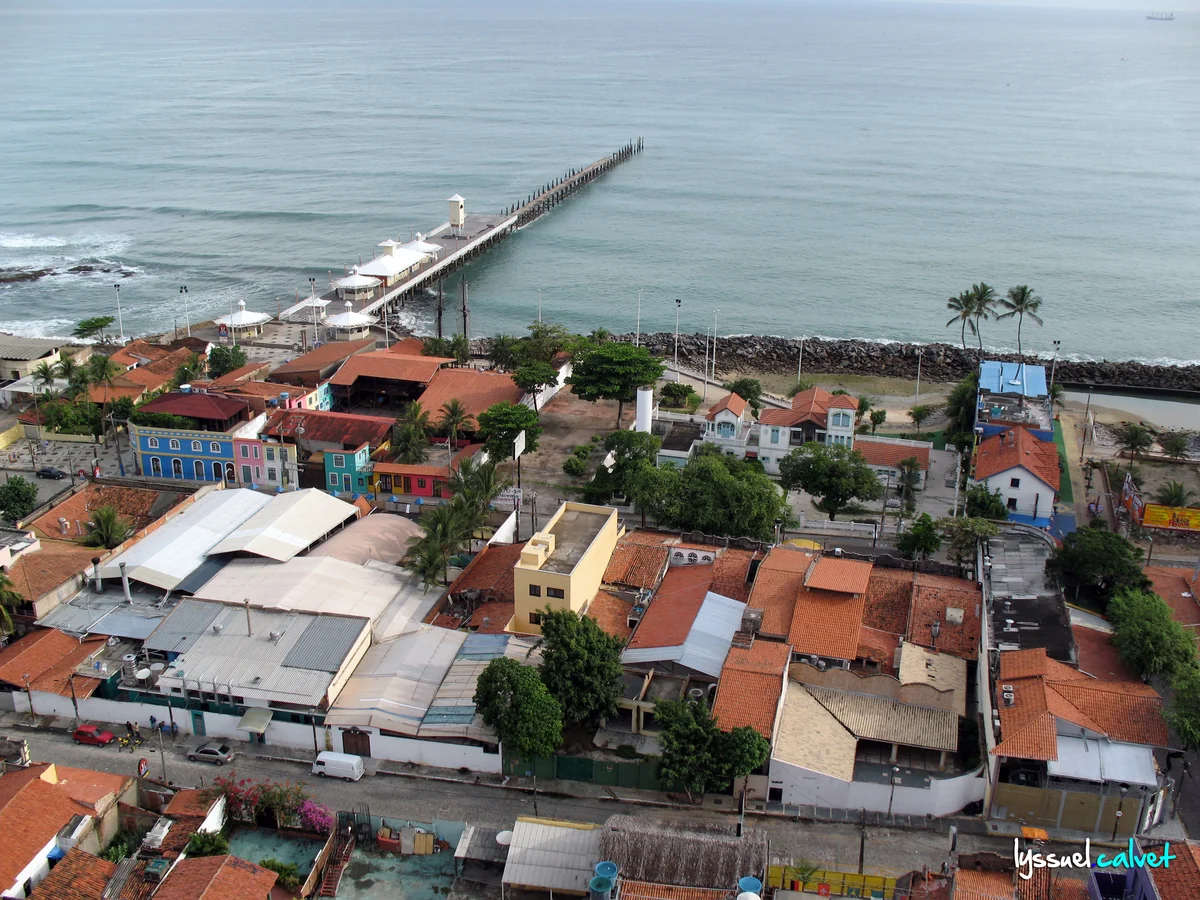 Vista do mar em Fortaleza, Ceará